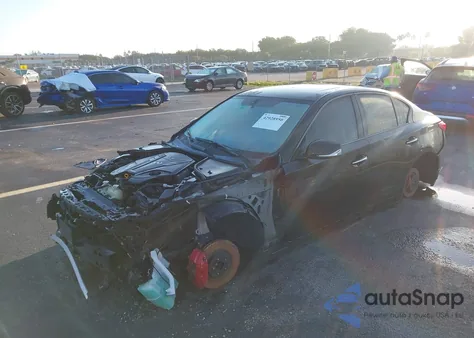 2019 Infiniti Q50 3.0T Luxe z USA, uszkodzony, nr VIN JN1EV7AP9KM512964